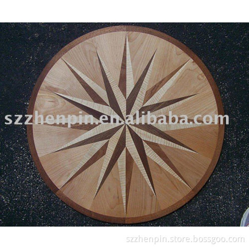 hardwood medallion wood inlay marquetry art parquet